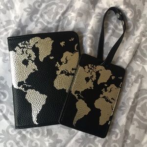 Passport book and luggage tag